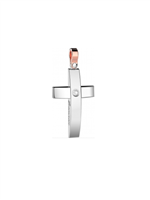 Pendente Zancan in Oro bianco Diamante EPE104BR